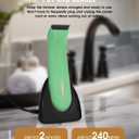 Body Trimmer for Men - Groin & Ball Shaver with Charging Dock - Constant Power No-Pull Electric Pubic Hair Clipper - 5-in-1 Guard Waterproof Body Groomer with LED Light, for Groin, Armpit & Body (Avocado Green)