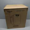 Cooluli 20 Liter Mini Fridge with Temperature Control - White Thermoelectric Cooler and Warmer for Bedroom, Office, Car, Dorm