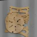 2 PCS Small Plant Stands Indoor, Round Bamboo & Wood Plant Holder Outdoor Flower Pot Stand, Wooden Display Flower Support Pedestal Board Accessories Plant Tables, Suitable for up to 4 inches