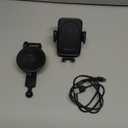 SONRU Car Phone Holder Wireless Charger, Qi 15W Wireless Car Charger Fast Charging Auto Clamping Car Charger Mount Suction Holder Dashboard Air Vent for iPhone 16/15/14/13/12/11, Samsung S25/24 (Black)