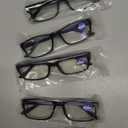 Gaoye 0.75 Professional Reading Glasses for All Day - Computer Readers with Blue Light Protection - Value Pack 