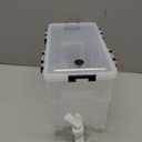 2.5 Gallon Drink Dispenser For Fridge,Beverage Dispenser With Spigot. Milk,Lemonade Dispenser,Juice Containers With Lids For Parties And Dairly Use,100% Sealed And Filter screen1+1.5Gallon