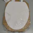 Bemis 1500EC 390 Lift-Off Wood Elongated Toilet Seat, Cotton White (Pack of 1)