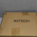 MATBEBY Twin XL Mattress Pad - Cooling Breathable Mattress Topper, Quilted Fitted Mattress Protector, Pillow Top Mattress Cover with 8-21" Deep Pocket, Soft, Machine Washable, White, Twin Extra Long