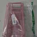 5 Pack Shower Caddy Organizer Rack Shelf for Inside Shower, Adhesive Bathroom Wall Storage Basket Rustproof Stainless Steel Shampoo Holder, Girly Bathroom Accessory Decor Set, Pink