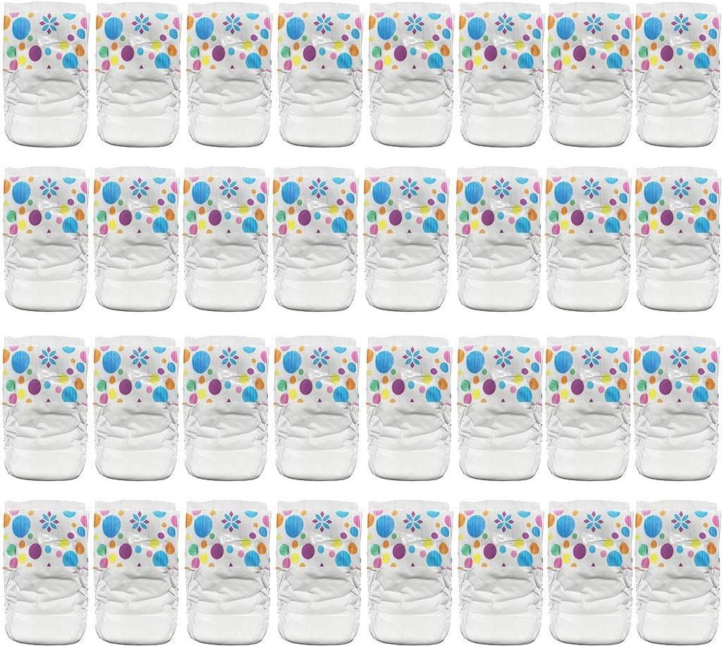 Pail Buddies Diapers Refill Value Pack for Baby Alive Dolls, 32 Diapers