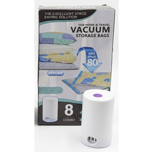 For Home and Travel Vacuum Bags for Travel 8 Pack Vacuum