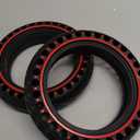 BANGTING 2PCS 8.5x2 inches Solid Tires for Electric Scooter, 8 1/2 x2 Tire for Gotrax GXL V2 / XR/APEX, 50/75-6.1 Tire Replacement for Xiaomi Pro 2 / M365 / 1S and All 8.5'' Scooter Tires (Red (no tools))