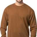 Fruit of the Loom Men's Eversoft Fleece Crewneck Sweatshirts, Moisture Wicking & Breathable, Sizes S-4x (Golden Pecan)