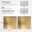 Upgraded 430x430mm Neptune 4 Max Double Sided PEI Build Plate, 3D Printer Gold Textured PEI Platform for Elegoo Neptune 3 Max, Kobra 2 Max 430x430mm