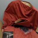 CAR PASS Piping Luxury Faux Leather Seat Covers Full Set, Premium Delux Anti-Slip Waterproof Automotive Seat Cover Universal Fit for Sedans Suvs Vans Trucks, Armrest & Airbag Compatible, Burgundy Red