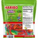 3 x HARIBO Gummi Candy, Twin Snakes Sweet & Sour Gummy Candy, 28.8 Ounce Resealable Party Size Stand Up Bag, Soft & Chewy Snacks, Assorted Fruity Flavors (EXP 08/31/27)