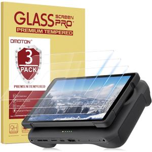 OMOTON 3 Pack Screen Protector for DJI RC Pro 2 Controller, Tempered Glass Screen Protector with Easy Installation for DJI Mavic 4 pro Remote Controller Accessories, HD Clear/Sensitive Touch