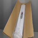 Folding Tables with Carrying Handle Lightweight Rectangular Portable Plastic Camping Table Steel Legs for Party, Dining, Wedding, Events, Picnic Indoor, Outdoor (1, White, 4 FT)