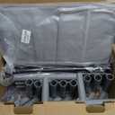 Baby Playpen 50x50 Inch, Play Pens for Babies and Toddlers Baby Fence Play Yards for Indoor & Outdoor with Breathable Mesh Anti-Fall Playpen (light grey)