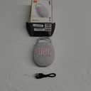 JBL Clip 5 - Ultra-Portable, Waterproof & Dustproof Bluetooth Speaker, Big Pro Sound with Punchy bass, Integrated Carabiner, Up to 12 Hours of Play, Made in Part with Recycled Materials (White)