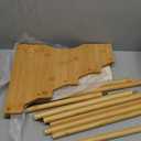 ELYKEN Toddler Bookshelf for Kids Rooms, Nursery Book Shelves with Open Forward Display, Montessori Book shelf for Baby Room, Small Children Classroom Books Rack Storage, Reading Corner for Kid, Beige (Bamboo Color+ Beige)