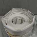 COUKIU Flexible Baseboard Molding Trim, 6 Inch x 40 Feet Self-Adhesive Vinyl Wall Base Cove Base, Peel and Stick Rubber Wall Base Moulding Trim(S152, White)