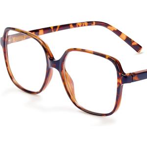 miyya Blue Light Blocking Glasses for Women, Blue Light Glasses for Women Oversized Fashion Glasses (Tortoise)