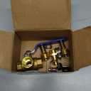 3 Way (T-Port) Brass 1/2" Hose Barb Forged Ball Valve 1/2" GFemale Thread with Lever Handle