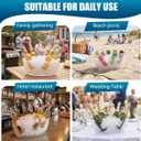 OBTANIM Clear Acrylic Ice Buckets Large Champagne Drink Cooler Storage Ice Tub with Scoops for Beer Cocktails Wine Beverage Home Parties Bar Cooling Supplies