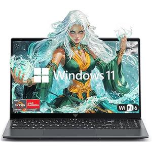 Gaming Laptop,AMD Ryzen 7 5825U Processor(8C/16T,Up to 4.5Hz),16GB DDR4 512GB M.2 2280 NVMe SSD High Performance Gaming Laptopr for Business, Officeand Light Gaming