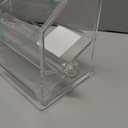 Winco Acrylic Straw Dispenser, Medium, 12.38 x 5.5 x 7.13 inches, Clear