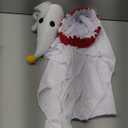 ComfyCamper Dog Ghost Costume - X Large Medium Small French Lab Night Lab Cosplay Halloween Christmas Costumes, X-Large (White)