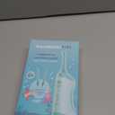 AquaSonic Kids' Water Flosser for Ages 6+ | Standard Nozzle, Orthodontic Nozzle & Waterproof Stickers | 4 Flossing Modes | Aquarium Adventures Theme (Blue)