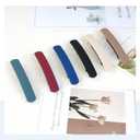 12PCS Hair Barrettes for Women, 6 Colors Thick Medium Hair Barrette Clips, Flat Hair Pins Strong Hold Vintage Hair Clips, French Hair Barrette Clip for Women Girls
