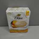 Dove Beauty Bar Soap Glowing Mango & Almond Butters, 8 Bars for Radiant Skin, Illuminates Skin 3.75 oz