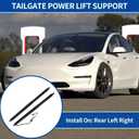 X AUTOHAUX Rear Left Right Tailgate Power Lift Support for Tesla Model S 2012-2019 Liftgate Power Hatch Shock Strut No.600661000B/600660800B Electric Trunk Power Liftgate 1 Pair