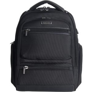 Kenneth Cole Reaction ProTec Travel Business Backpack 17" Laptop Computer TSA Checkpoint-Friendly Bookbag With USB Port, Black