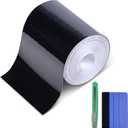 Lypumso Gloss Black Vinyl Wrap for Chrome Delete, 3 Inch x 30ft Automotive Grade Self-Adhesive Tape DIY Car Exterior Door Edge Guard, Window Sill Trim Protection Anti-Scratch