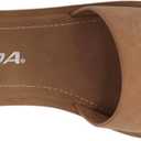 Soda Shoes Efron-S Women Flip Flops Basic Plain Slippers Slip On Sandals Slides Casual Peep Toe Beach (8.5, Tan)