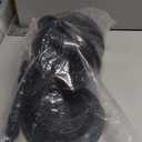 Wig Stand - Plastic Wig Stand 2 Packs Portable Foldable Wig Hat with Velvet Cover Holder Height Adjustable (12-18.8 Inches) Easy to Install Support Wig Display Stand (Black)