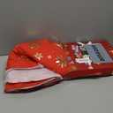 Flash World 48 Inch Large Christmas Tree Skirt Xmas Soft Cover Mat Decor Snowflake Collar Farmhouse Tree Skirt for Holiday Ornaments Party Home Indoor Decorations (RedThree Cotton Layer, 48INCH)