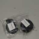 2 x Cute Case Cover Compatible with AirPods 3rd with Carabiner Keychain Hook,Funny Unique 3D Soft Silicone Shockproof Protective Skin Case Cover for Airpod 3rd Case-Biscuits (Black)