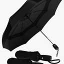 REPEL Windproof Travel Umbrella - Compact & Withstands Winds up to 85MPH , Strongest Premium Auto Folding Umbrella for Rain and Sun - Durable, Light & Portable for Women & Men , Fits Backpack & Cars
