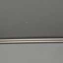Adjustable Curtain Rods for Windows, Round Finials, 1-Inch Rod, 72" to 144", Nickel, Pack of 1