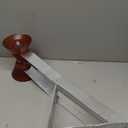 VEVOR Boat Trailer Winch Stand, 2 to 3-inch Winch Posts, Boat Trailer Winch Seat with TPU Orange Roller & U-Bolts, Suitable for Jet Ski, Sailboat, Fishing Boat, Speedboat (Galvanized), Silver