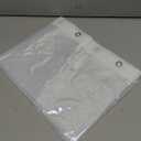 EHZNZIE Crystal Clear Shower Curtain Liner 72x72, PEVA Waterproof Bath Curtain, No Chemical Smell, 3 Weighted Magnets, Durable with Rustproof Metal Grommets