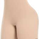 Seamless Shaping Boyshorts Panties for Women Slip Shorts Under Dress Shapewear Shorts Tummy Control Underwear, Size S