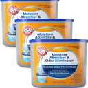 Arm & Hammer Fragrance Free Refillable Moisture Absorber and Odor Eliminator 14 oz. Tub