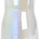 DERZHAVA-Stunning Rainbow Glass Vase for Wedding Centerpieces - Modern Housewarming Gift Idea, Artistic Home Decor & Anniversary Table Decoration