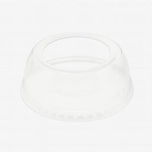 Wide Hole Dome Lid, PET 98mm Diameter Plastic Cold Cup Lids [Case of 1000 Counts]