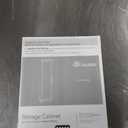 Sauder HomePlus Narrow Pantry Storage Cabinet Slim Single Door with Adjustable Shelves, Kitchen Laundry Bathroom Storage Cabinet, in Soft White