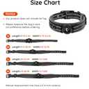 Dog Collar with Airtag Holder for XLarge Dogs, Upgraded Waterproof Air Tag Dog Collar Widened Comfortable Padded, Reflective, Ultra-Durable, Heavy Duty Dog Collars Adjustable - XL(24" - 28") Black