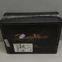 downluxe Goose Feather and Down Pillows - Hotel Collection Feather Pillows Set of 2 for Back, Stomach or Side Sleepers, Queen Size (20"x28") (Classic Horizontal Stripes)