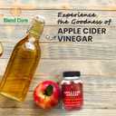 Apple Cider Vinegar Gummies with Vitamin B12  Vegan, Gluten-Free, Non-GMO  Apple & Purple Carrot Flavored  1000mg ACV  60 Gummies, 30-Day Supply
